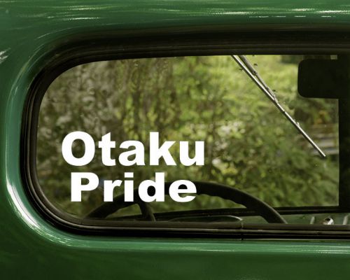 Otaku pride sticker decal (2) for car, truck, laptop