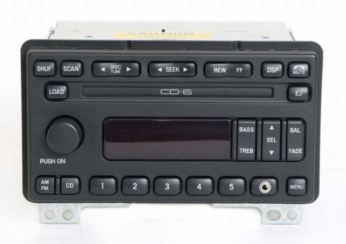 2003 lincoln aviator audiophile am fm radio 6 disc cd w aux input 3c5t-18c815-ab