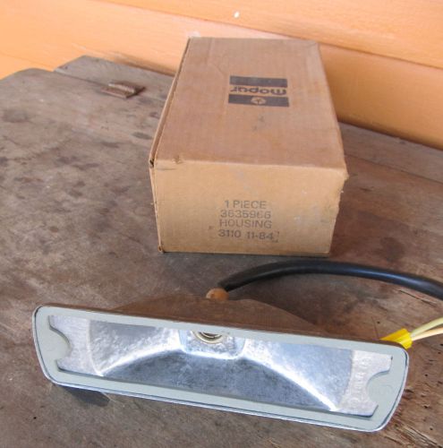 Mopar 1972 1973 dodge pickup parking lamp housing passenger rh # 3635966