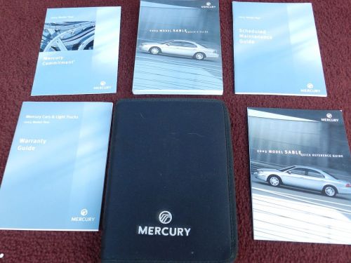2003 mercury sable   owners manual set