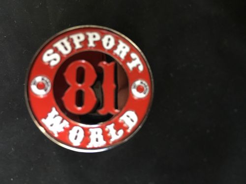 Support 81 world vest pin badge patch angel/hells nomads 81 pin badge metal 1%er