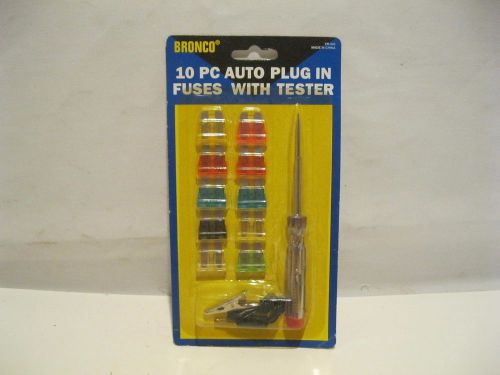 #m14-000 - 10 pc. auto plug in fuses with tester