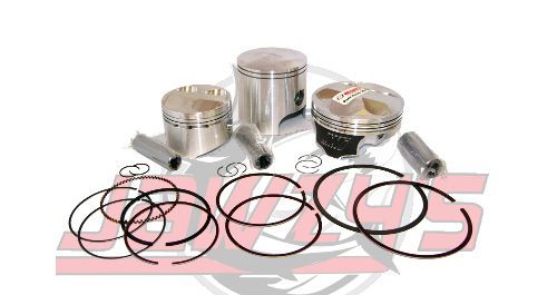 Wiseco piston kit mercury sport jet 3 cylinder 90hp 93-95 .010