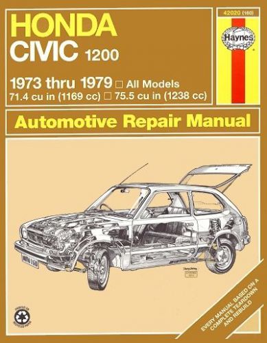 Honda civic 1200 repair manual 1973-1979