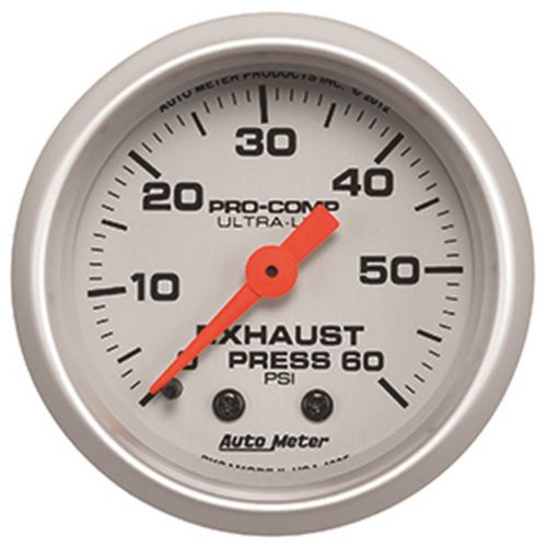 Autometer 4325 ultra-lite mechanical exhaust pressure gauge
