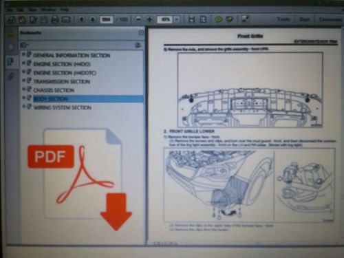Subaru impreza 1999 - 2014 factory service repair workshop maintenance manual