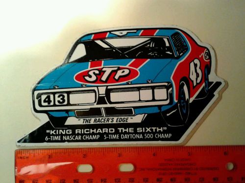 Racing decal vintage richard petty stp