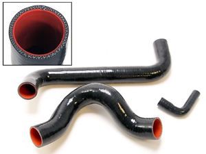 1966-77 bronco silicone radiator hose set (v8)