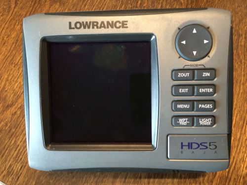 Lowrance hds5 baja gps receiver ***head unit only***