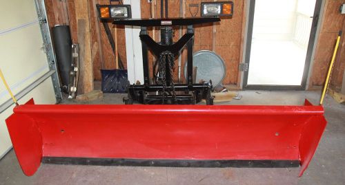 Western ultramount 7.5ft pro plow snowplow snow ultra finish