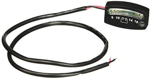 Kuryakyn 4218 black l.e.d. battery gauge