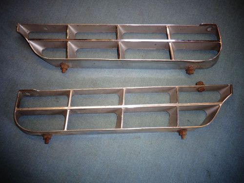 1967 cadillac deville fleetwood lower bumper grills 1487633 – 1487634