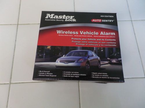 Master lock 4841datsen wireless vehicle alarm - new in box!