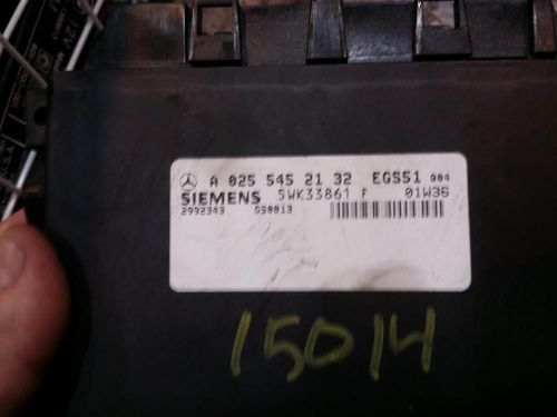 Mercedes mercedes e-class chassis brain box 210 type, transmission; (rh rear e
