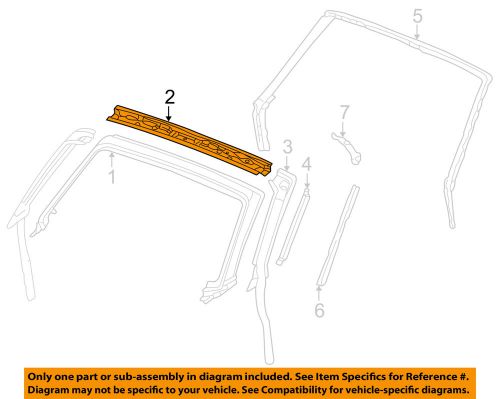 Audi oem 01-06 tt quattro-windshield header 8n7817993