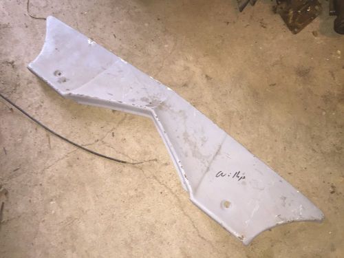 1953-1060 jeep pickup or wagon front splash pan, bumper fill