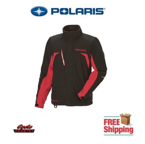 Polaris gore-tex pro waterproof breathable jacket snowmobile snowmachine red