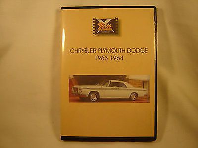 Dvd chrysler 1963 - 1964 classic car video collection