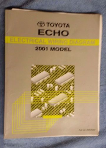 Purchase 2001 Toyota Echo Shop Service Repair Manual Electrical Wire
