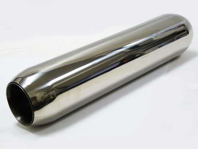 Obx weld-on resonator 16" pipe universal 2 3/8" id - 2.5" od