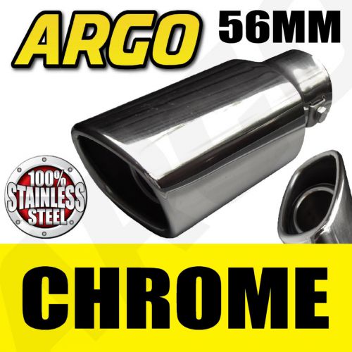 CHROME EXHAUST TAILPIPE TIP TRIM END MUFFLER FINISHER AUDI Q7 SUV ESTATE, US $25.40, image 1