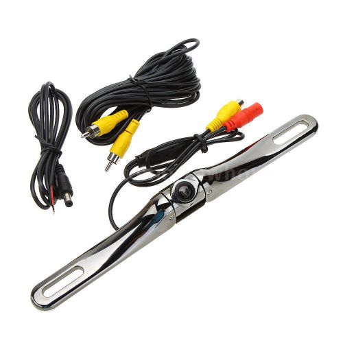 Metal 1/4cmos 480tvl car waterproof license plate hd color camera monitor e9y3