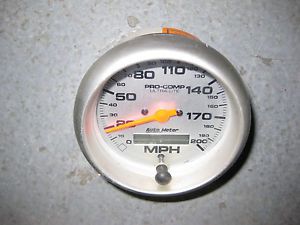 Autometer ultra lite pro comp speedometer