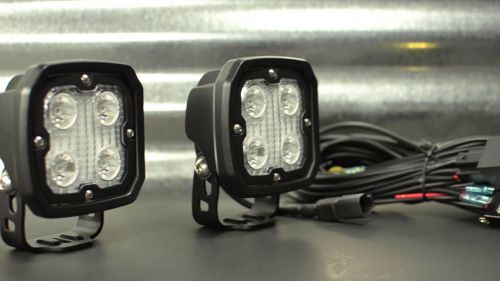 Rpr:100$ vision x duralux dura 440 20w 4 led light outshining 100w hal atv boat
