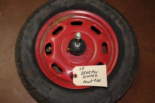08 benzhou scooter front tire and rim ,used.