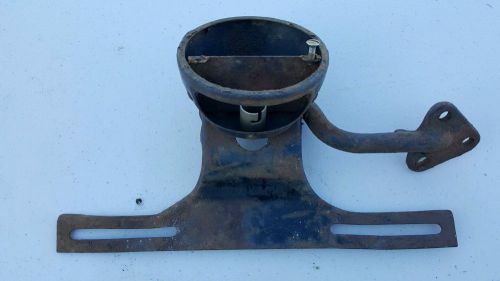 Ford 1936 pickup tail light, duolamp with license plate brackets