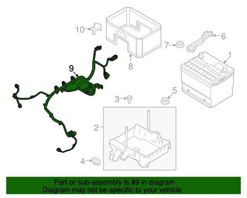 Genuine 2013-2016 ford positive cable da8z-14300-cb