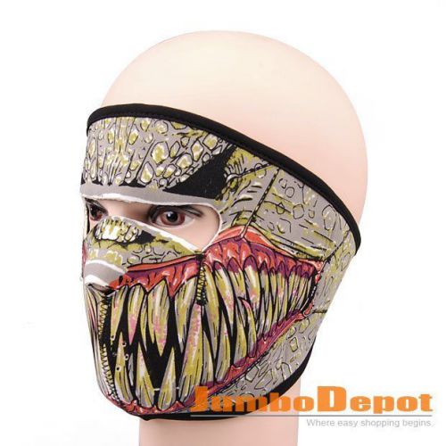 2 in 1 reversible motorcycle monster warmer skiing full face mask sport style x1