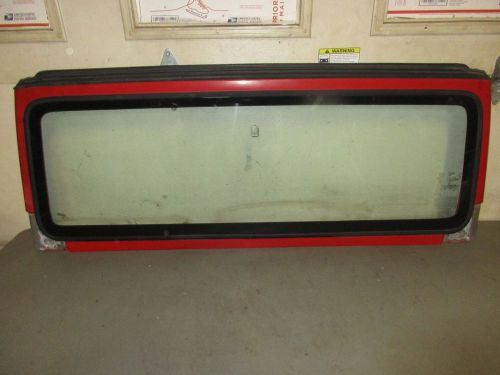 97-02 jeep wrangler windshield frame tj  free glass red 668