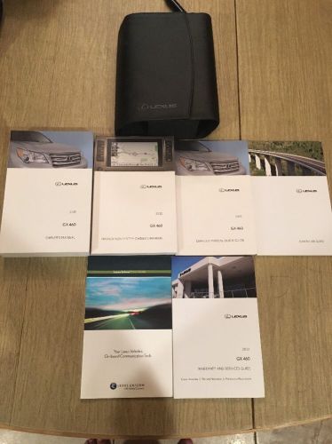 2012 lexus gx460 owner's manuals &amp; literature gx set excellent condition