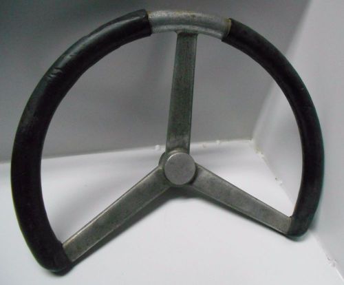 Gokart aluminum steering wheel - mfg&#039;d by rupp in the 60&#039;s - nice condition