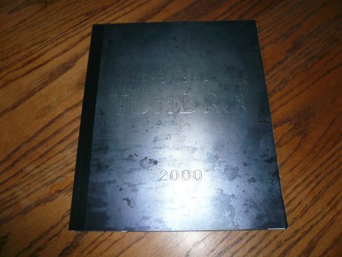 2000 toyota tundra sales brochures - - vintage