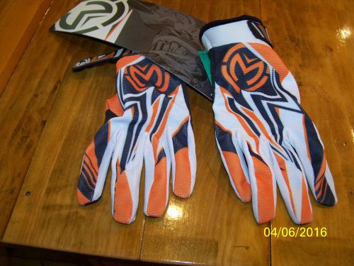 Mens Gloves, Moose Racing, Sahara, Orange & White  XXL, US $21.95, image 1
