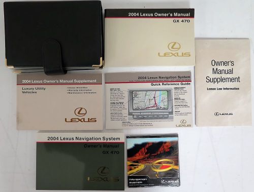 2004 lexus gx 470 owners manual guide book