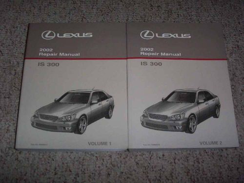 2002 lexus is300 factory shop service repair manual 3.0l