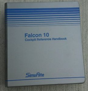 Falcon 10 cockpit reference handbook-simuflite