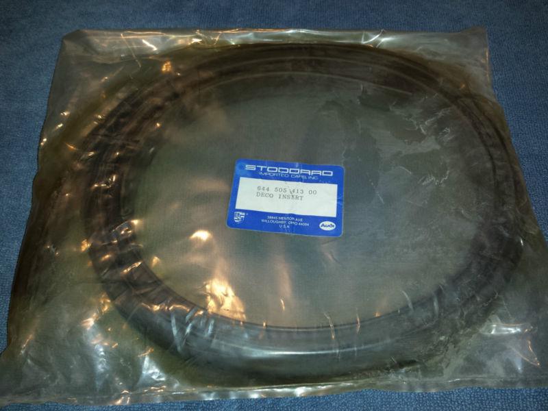 Porsche 356 356a stoddard rear bumper deco rubber insert 64450541300