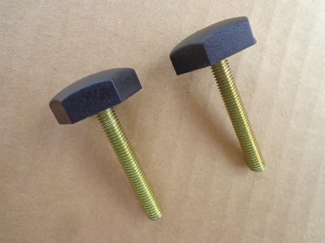 2 hood adjuster bumpers! ford & mercury, '88 & up - mustang thunderbird 850-16s