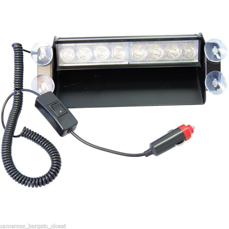 Blue/red led strobe dash/deck grill light package- fire/ems volunteer vehicles