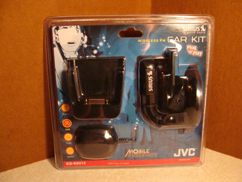 **new ** jvc ks-k6012 **  sirius satellite radio wireless car kit ** plug n play