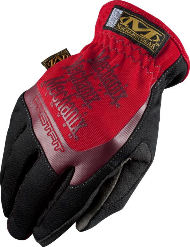 Mechanix wear mff-02-010 large red fast fit single layer leather gloves -