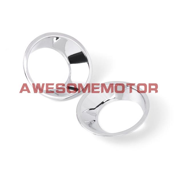 US Front Fog Lamp Light Chrome Plated Cover Trims For 2000-2003 BMW X5 E53 Pair, US $12.59, image 2