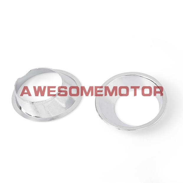 US Front Fog Lamp Light Chrome Plated Cover Trims For 2000-2003 BMW X5 E53 Pair, US $12.59, image 4