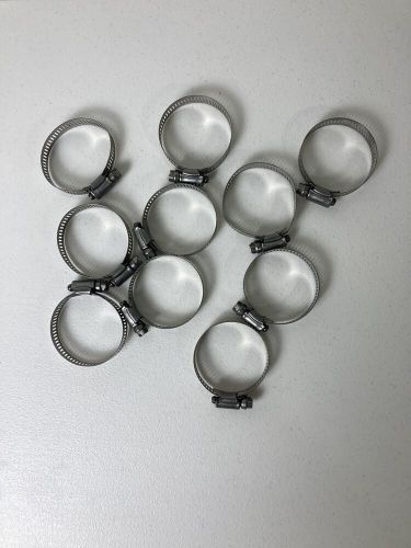 IDEAL 6332 Tridon 225-032 SAE 32 1-1/2” to 2-1/2” Stainless Hose Clamp (10), US $5.99, image 5