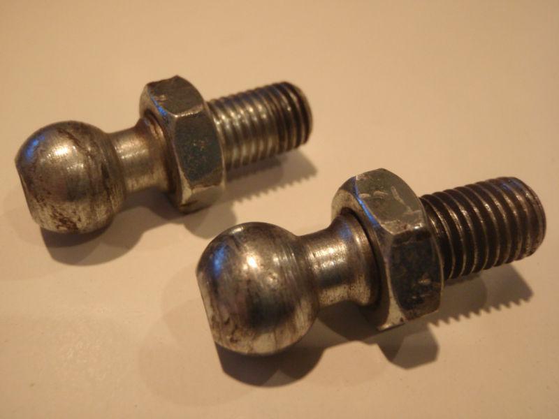 Harley davidson front signal swivel ball mounting studs 2002-up bullet style