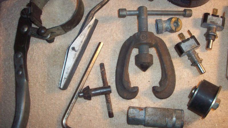 mechanic tool lot napa oil can , cylinder hone , etc, US $6.99, image 8
